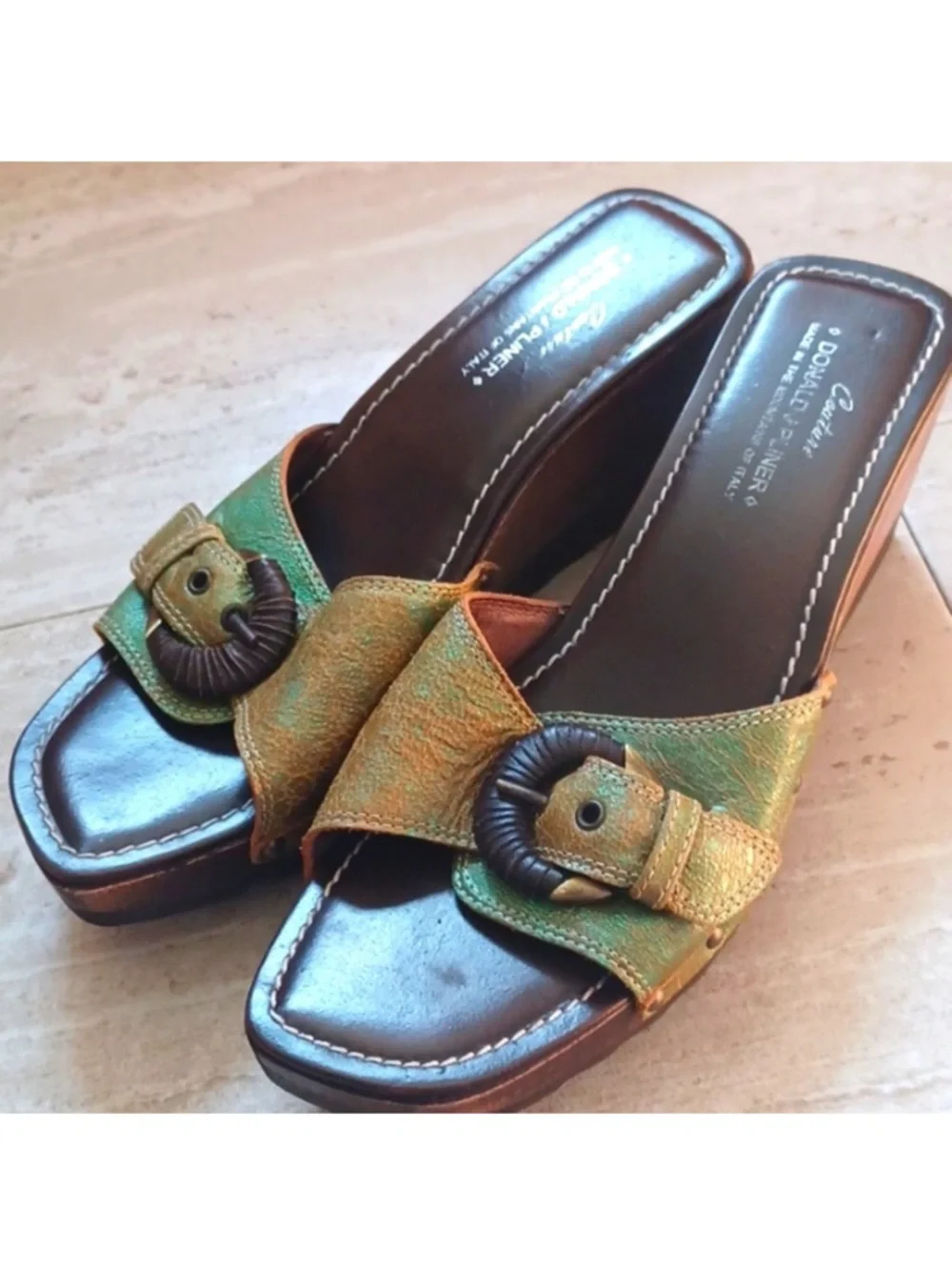 Donald J. Pliner Couture Unique Wedge Sandals